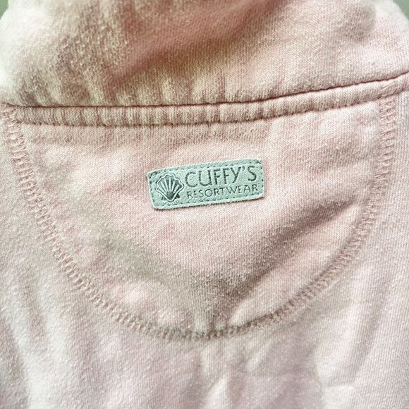 Cuffy's Cape Code Pink Zip up Sweatshirt- Size Medium‎ - Picture 8 of 8